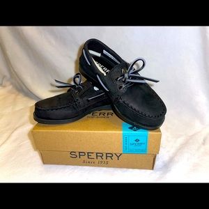 NEW Sperrys original boat shoes size 10M black